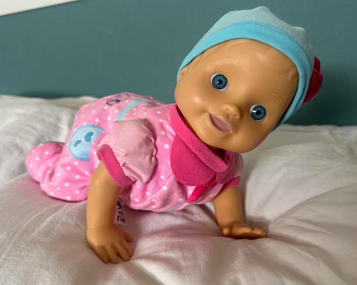 Vtech kruip met mij baby interactieve pop Sint idee!, Kinderen en Baby's, Speelgoed | Poppen, Zo goed als nieuw, Babypop, Ophalen of Verzenden