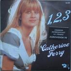 Catherine Ferry - 1, 2, 3 (Un, deux, trois) Songfestival '76, Pop, Gebruikt, Ophalen of Verzenden, 7 inch
