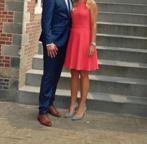 Kocca Jurk XS , koraal, roze Eenmalig Gedragen, Ophalen of Verzenden, Knielengte, Maat 34 (XS) of kleiner, Gedragen