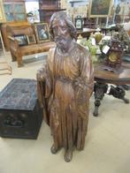 Oer 11373 groot 17e/18e eeuws houten heiligen beeld, Antiek en Kunst, Antiek | Religie, Ophalen