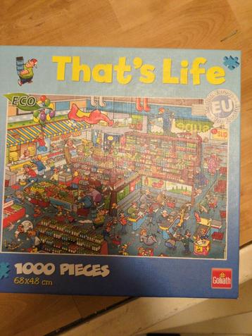 That's Life Puzzel - 1000 Stukjes - Zo Goed Als Nieuw beschikbaar voor biedingen
