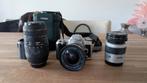 Minolta Dynax 505si Tamron 70-300 cosina 19-35 28-80, Ophalen of Verzenden, Gebruikt, Spiegelreflex, Minolta