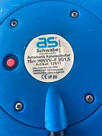 Schwabe Automatische Kabelhaspel 15m, Ophalen of Verzenden, Gebruikt, Kabel of Snoer