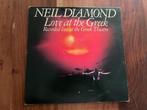 LP - Neil Diamond - Love at the Greek (dubbel LP), Cd's en Dvd's, Vinyl | Pop, Gebruikt, Ophalen of Verzenden, 1980 tot 2000, 12 inch