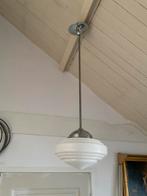 Art deco Gispen hanglamp Chrome pendel., Ophalen of Verzenden, Metaal, Zo goed als nieuw, 75 cm of meer