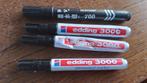 4 permanent markers, Verzenden, Gebruikt