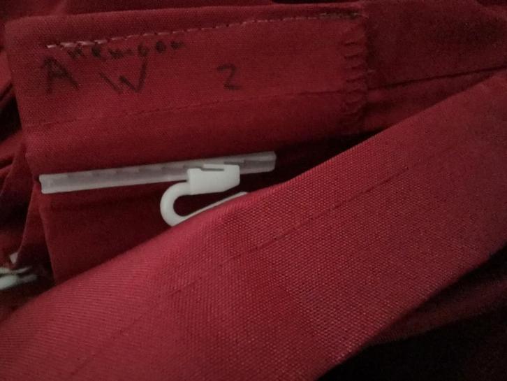 gordijnen bordeaux rood lang overgordijnen red curtains, Huis en Inrichting, Stoffering | Gordijnen en Lamellen, Zo goed als nieuw