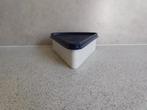 Tupperware Taartpuntje puntdoosje Indigo deksel, Ophalen of Verzenden, Zo goed als nieuw, Wit, Overige typen