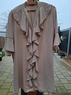 Nieuwe roezelblouse creme, Ophalen of Verzenden, Nieuw, Maat 46/48 (XL) of groter, Beige