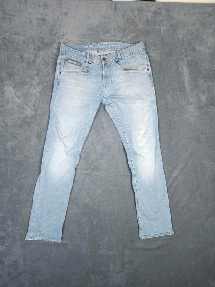 PME Legend Broek Skyrak W34 L32 Regular Fit Blauw Pall Mall, Kleding | Heren, Spijkerbroeken en Jeans, Zo goed als nieuw, W33 - W34 (confectie 48/50)