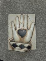 Sid Dickens Memory Block - Hand met Hart, Huis en Inrichting, Woonaccessoires | Wanddecoraties, Ophalen of Verzenden, Gebruikt