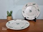 Dinerbord Boch "Festival" - groene bloem, Ophalen of Verzenden