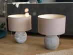 Twee tafellampen met verstelbare voet. Graag in één koop., Huis en Inrichting, Lampen | Tafellampen, Ophalen, Minder dan 50 cm