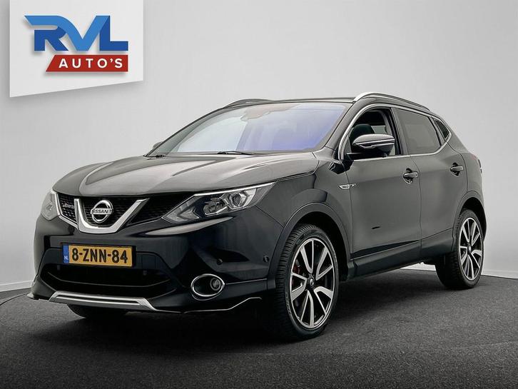Nissan Qashqai 1.2 Tekna | Origineel NL | Leder Panoramadak, Auto's, Nissan, Bedrijf, Te koop, Qashqai, 360° camera, ABS, Achteruitrijcamera