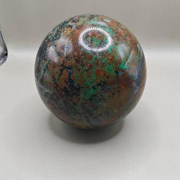 Chrysocolla Malachiet Bol - 6.5cm beschikbaar voor biedingen