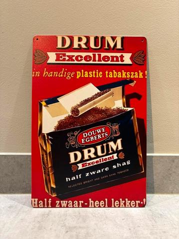 Mancave Bar Café Wanddecoratie metalen bordje Drum shag beschikbaar voor biedingen