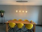hanglamp eettafel met 4 ovale glazen, Huis en Inrichting, Lampen | Hanglampen, Zo goed als nieuw, Ophalen