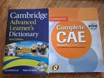 Cambridge Advanced Learner´s Dictionary (3th ed) en Workbook, Boeken, Ophalen of Verzenden, Alpha, Gelezen