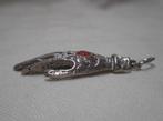 Zilveren antieke hanger hand nr.518, Sieraden, Tassen en Uiterlijk, Antieke sieraden, Verzenden, Zilver, Hanger