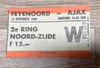 Kaartje Feyenoord Ajax 1988, Verzamelen, Sportartikelen en Voetbal, Ophalen of Verzenden, Zo goed als nieuw, Ajax