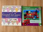 Knutsel boeken creatief met papier 2 stuks, Scrapbooking en Knutselen, Geschikt voor kinderen, Ophalen of Verzenden, Zo goed als nieuw