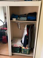 Kledingkast met schuifdeuren en spiegel, Huis en Inrichting, Kasten | Kledingkasten, Ophalen, Overige materialen, Gebruikt, Met hangruimte