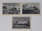 3 Oude ansichtkaarten uit Hamburg., Verzamelen, Scheepvaart, Ophalen of Verzenden, Motorboot, Kaart, Foto of Prent