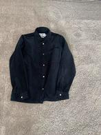 NNO7 Overhemd  blauw- Maat L fijne rib, Verzenden, Zo goed als nieuw, Zwart, Halswijdte 41/42 (L)