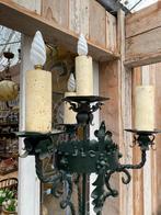 Oude staande kandelaar lamp met 4 kaarsen, Antiek en Kunst, Antiek | Lampen, Ophalen