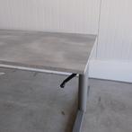 Gispen Slinger zit-zit bureau - H63-83cm - 160x80cm - BR86, Gebruikt, -, -, In hoogte verstelbaar