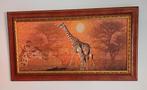 Giraffe Print + Luipaard Print met Lijst, Huis en Inrichting, Ophalen, 75 tot 100 cm, Minder dan 50 cm, Print