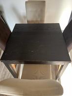 IKEA BJURSTA donkerbruine uitschuifbare eettafel, Huis en Inrichting, Tafels | Eettafels, Ophalen, Gebruikt, 50 tot 100 cm, Vijf personen of meer