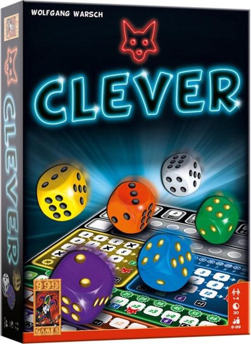 Clever, Hobby en Vrije tijd, Gezelschapsspellen | Bordspellen, Zo goed als nieuw, Een of twee spelers, Drie of vier spelers, Vijf spelers of meer