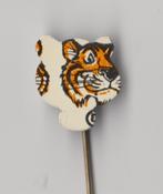 Esso Tijger misdruk speldje, Gebruikt, Niet vindbaar, Niet vindbaar, Speldje of Pin