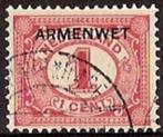 Nederland Dienst 1 gestempeld Armenwet 1913, Postzegels en Munten, Postzegels | Nederland, Verzenden, T/m 1940, Gestempeld