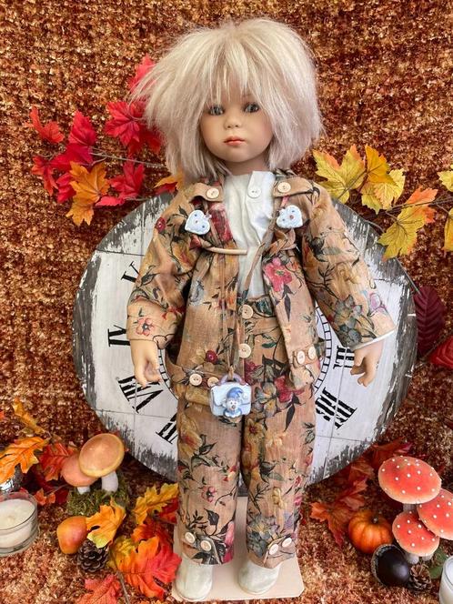 Annette Himstedt 2002, Max Anniversary doll, 80cm., Verzamelen, Poppen, Zo goed als nieuw, Pop, Ophalen of Verzenden