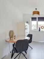 Ronde eiken massief houten eetkamer tafel, Huis en Inrichting, Ophalen, Rond