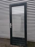 Hardhouten Deur, Doe-het-zelf en Verbouw, Ophalen, Gebruikt, 80 tot 100 cm, Buitendeur