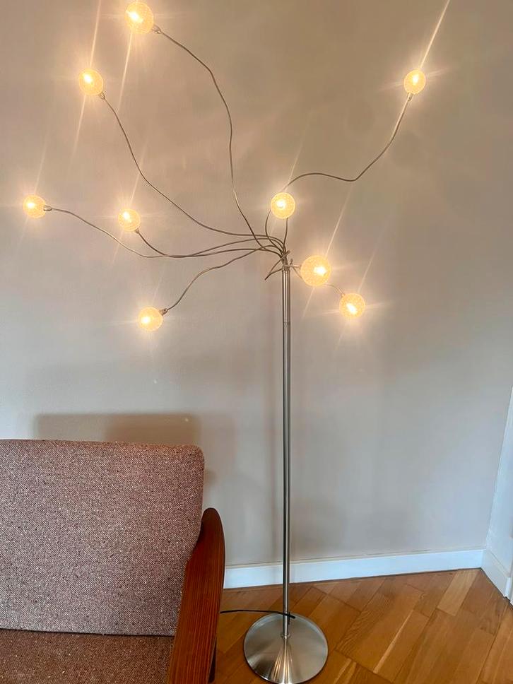 Jan de Bouvrie Staande Lamp - Design Klassieker, Huis en Inrichting, Lampen | Vloerlampen, Gebruikt, 150 tot 200 cm, Metaal, Ophalen