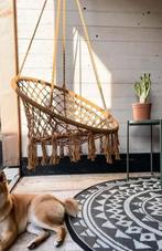 Macrame hangstoel bruin, Huis en Inrichting, Stoelen, Bruin, Nieuw, Ophalen of Verzenden, Eén