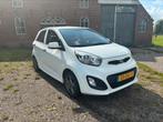 Kia Picanto wit/5-deurs/led/nap/parkeersensoren etc.., Auto's, Kia, Voorwielaandrijving, Euro 5, Stof, Zwart
