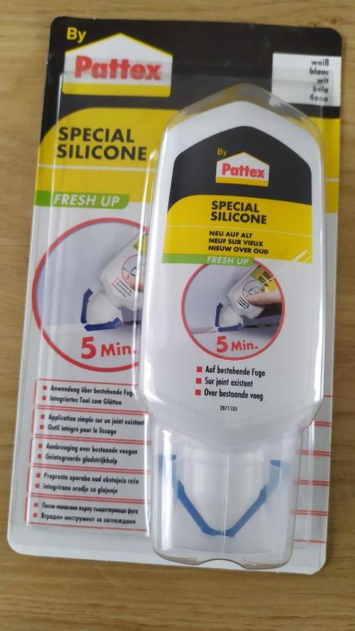 Pattex Special Silicone Fresh-up sanitair voegwit 80ml Nieuw, Doe-het-zelf en Verbouw, Schildersmaterialen, Nieuw, Overige typen