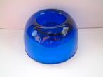 Gaaf kandelaar voor waxinelichtje of schaaltje blauw glas, Overige materialen, Blauw, Ophalen of Verzenden, Zo goed als nieuw