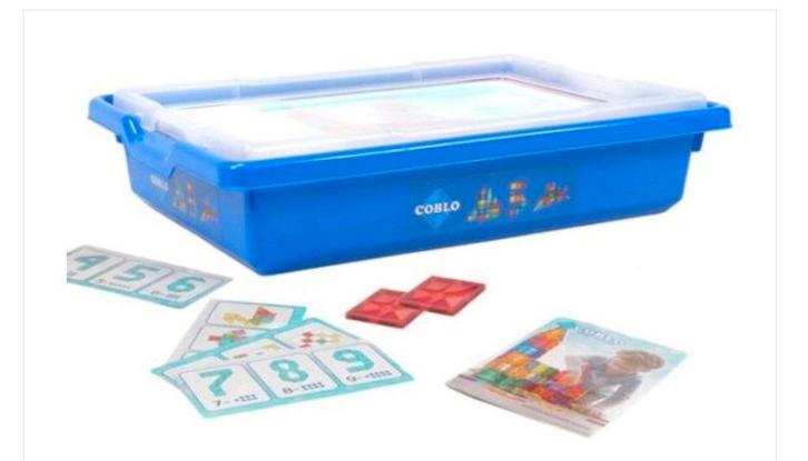 Te huur: Coblo schoolbox, Kinderen en Baby's, Speelgoed | Educatief en Creatief, Zo goed als nieuw, Ophalen