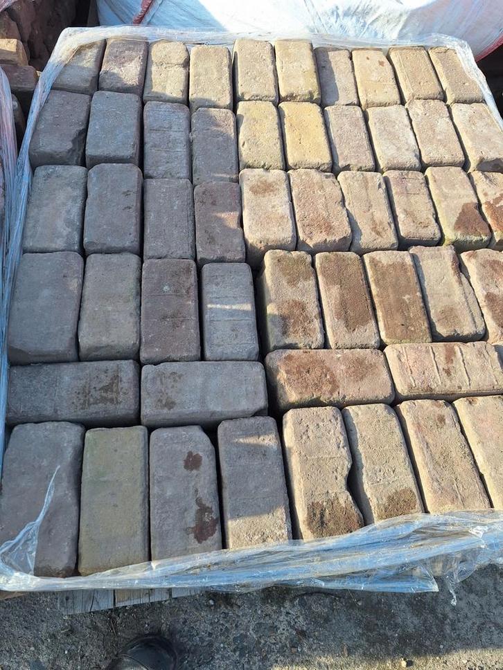 TE KOOP 10,5 M2 GEBAKKEN KLINKERS 10-DUIMERS, Tuin en Terras, Tegels en Klinkers, Klinkers, Keramiek, Ophalen