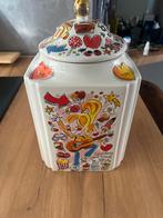 Blond Voorraadpot - Woonaccessoire met Illustraties, Ophalen of Verzenden, Overige materialen, Pot, Bus of Blik