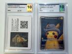 Pokemon TGC Van Gogh Slabs + insert kaart beide Graded, Hobby en Vrije tijd, Verzamelkaartspellen | Pokémon, Ophalen of Verzenden