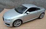 Welly Audi TT Coupe 1:24 zilver, Hobby en Vrije tijd, Modelauto's | 1:24, Ophalen of Verzenden, Zo goed als nieuw, Welly