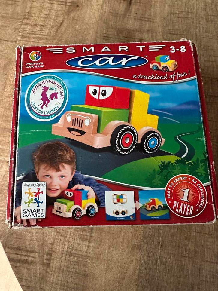 SmartCar Houten Puzzel Auto - In Zeer Goede Staat!, Kinderen en Baby's, Speelgoed | Overig, Zo goed als nieuw, Jongen of Meisje