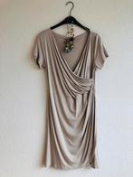 Beige tricot jurkje merk NED, Beige, Maat 42/44 (L), Ophalen of Verzenden, Zo goed als nieuw